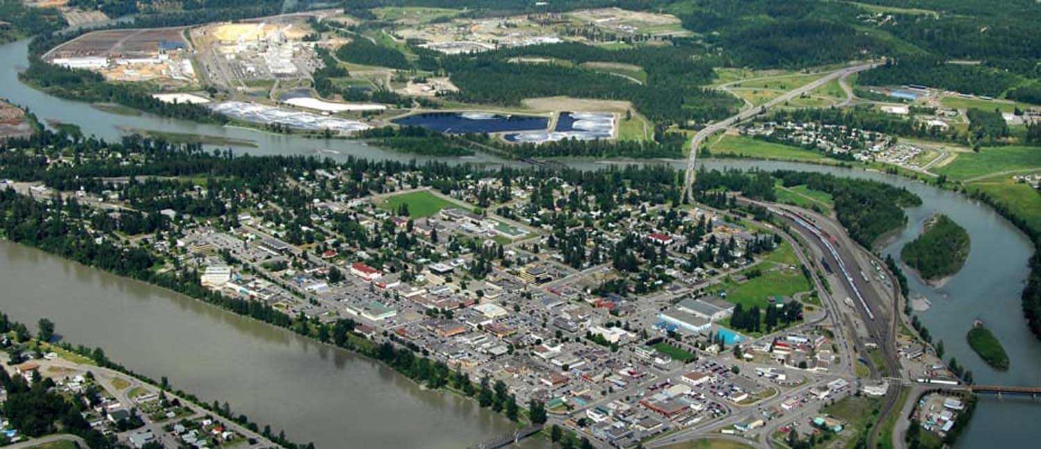 Quesnel - Townsite Arial